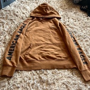 Yellow mustard American eagle sweatshirt